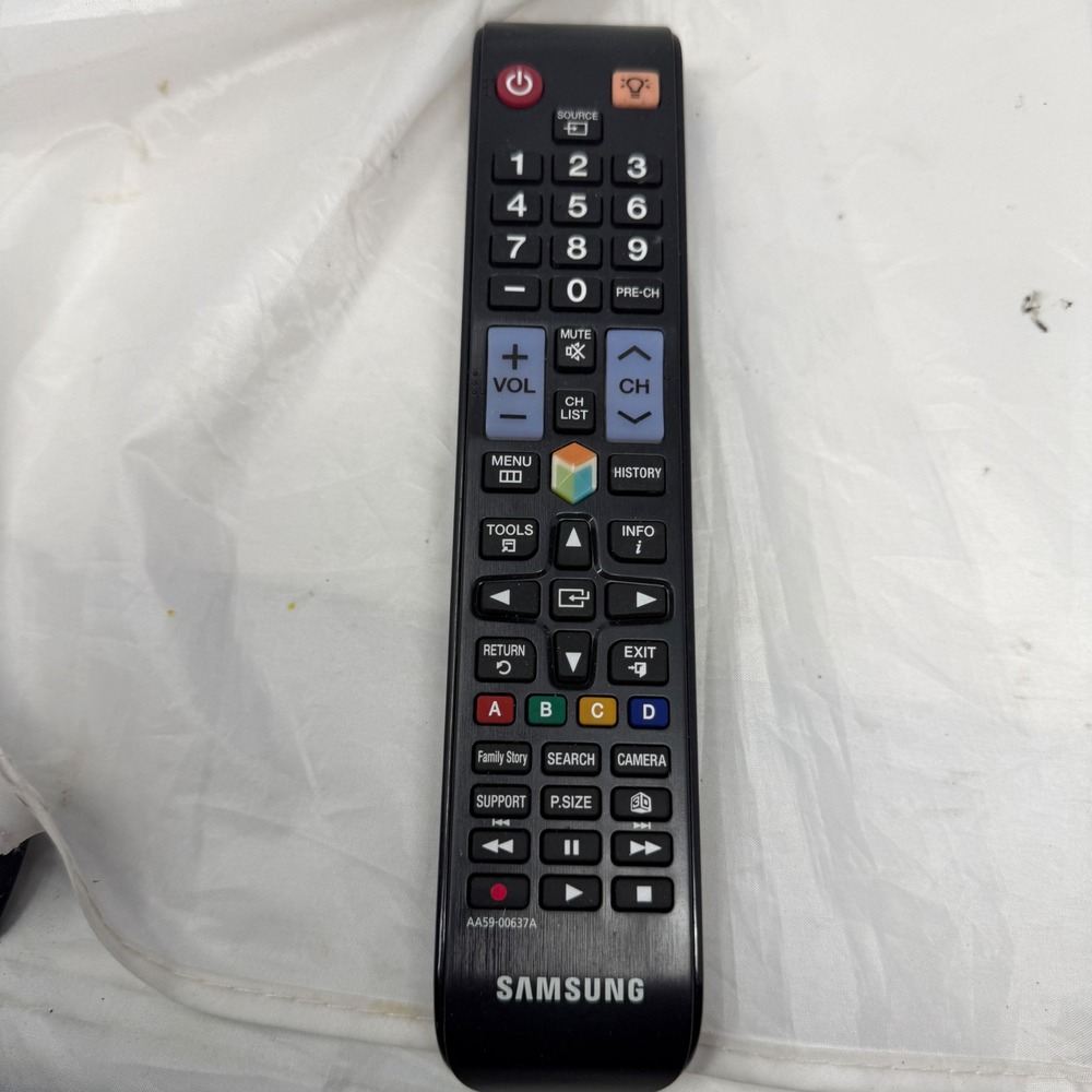 Samsung AA59-00637A TV Remote Control Smart Hub 3D Replacement Black OEM